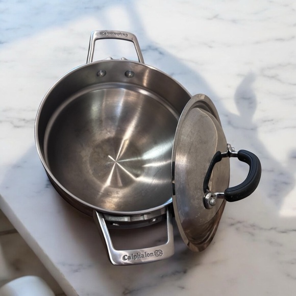 Calphalon Other - Calphalon Silver Cookware Deep Sauté Pan